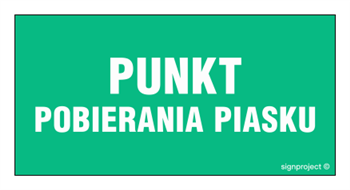 NA010 Punkt pobierania piasku