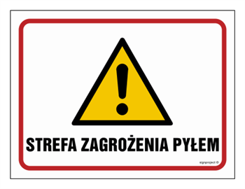 NB024 Strefa zagrożenia pyłem