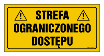 NB032 Strefa ograniczonego dostępu