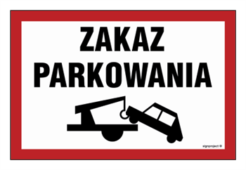 ND052 Zakaz parkowania