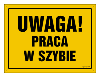 OA061 Uwaga! Praca w szybie