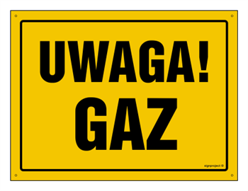 OA162 Uwaga gaz