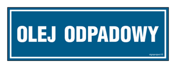 OA168 Olej odpadowy