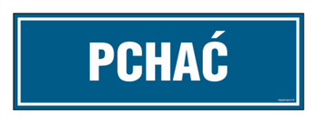 PA033 Pchać