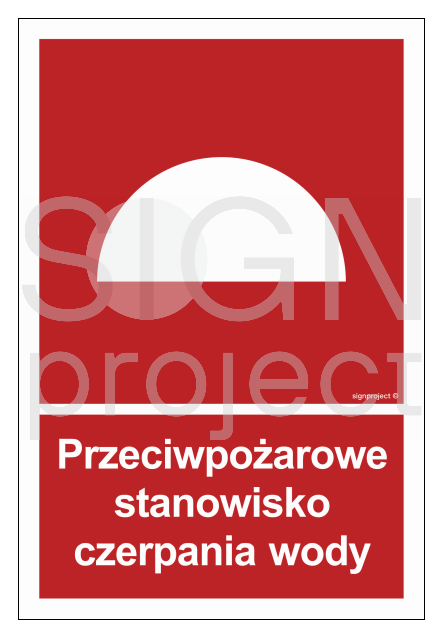 BB008 Przeciwpożarowe stanowisko czerpania wody