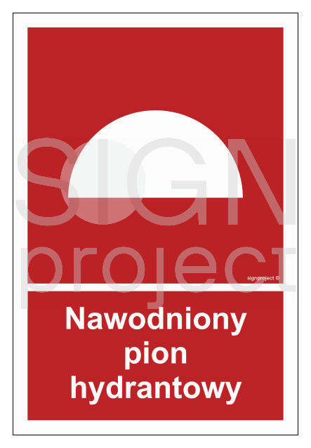 BB019 Nawodniony pion hydrantowy