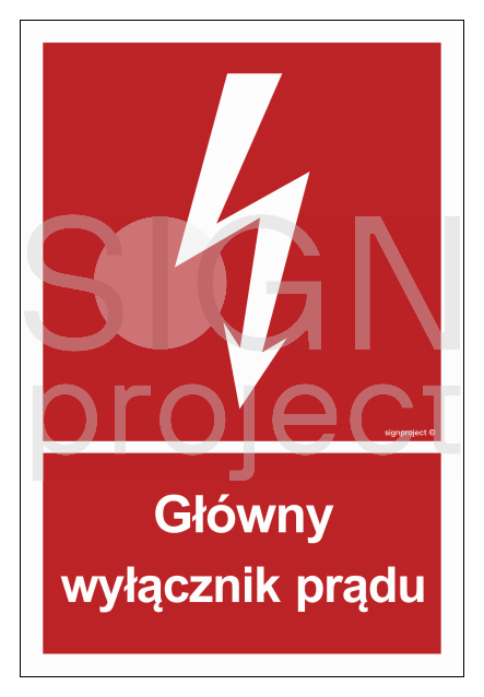 BC008 Główny wyłącznik prądu