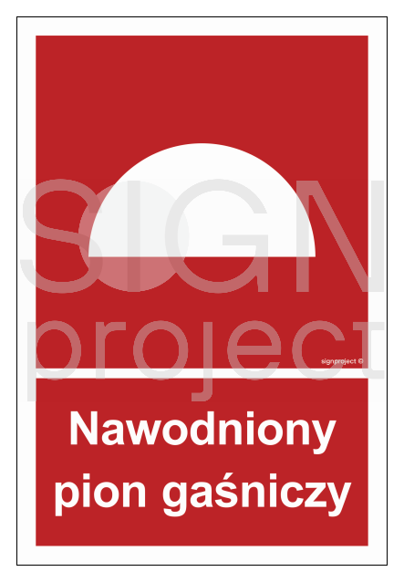 BC046 Nawodniony pion gaśniczy