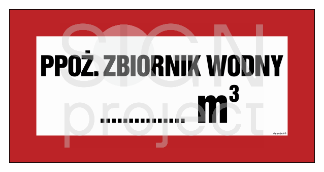 BC140 Przeciwpożarowy zbiornik wodny ...... m3