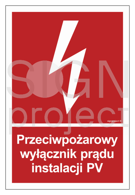 BC145 Przeciwpożarowy wyłącznik prądu instalacji PV