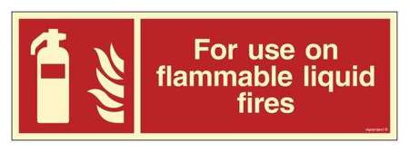 FE148 For use on flammable liquid fires