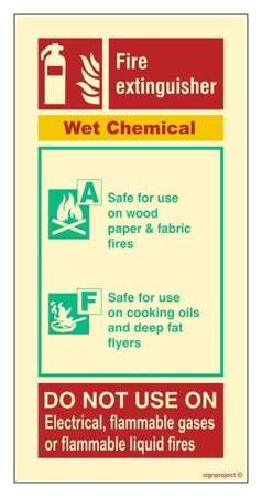 FE157 Fire extinguisher Wet chemical