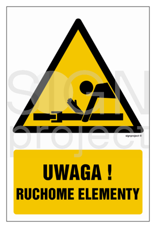 GF059 Uwaga! Ruchome elementy