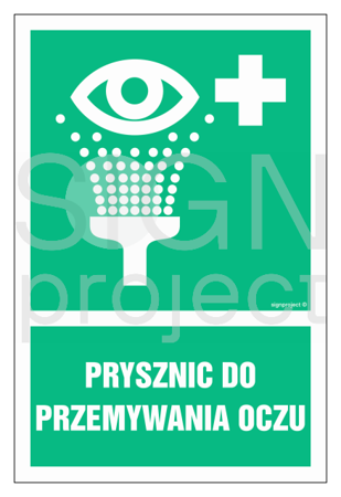 GI003 Prysznic do przemywania oczu