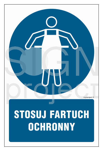 GL048 Stosuj fartuch ochronny