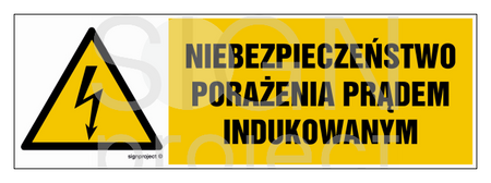 HB013 Niebezpieczeństwo porażenia prądem indukowanym
