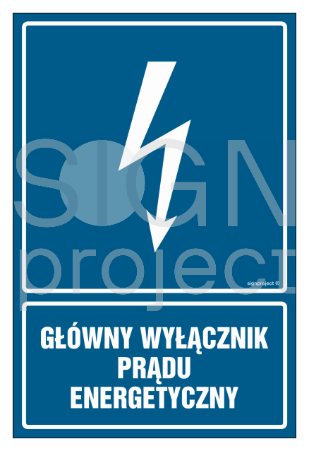 HG015 Główny wyłącznik energetyczny prądu