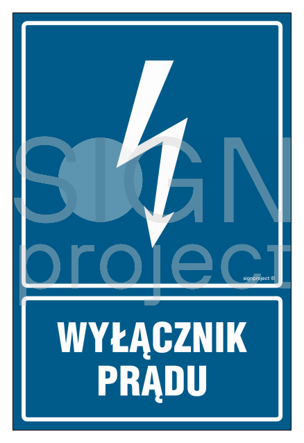 HG019 Wyłącznik prądu