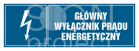 HH015 Główny wyłącznik energetyczny prądu - arkusz 8 naklejek - arkusz 8 naklejek