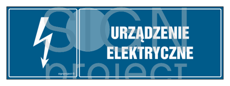 HH016 Urządzenie elektryczne - arkusz 8 naklejek - arkusz 8 naklejek