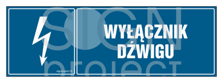 HH025 Wyłącznik dźwigu - arkusz 8 naklejek - arkusz 8 naklejek