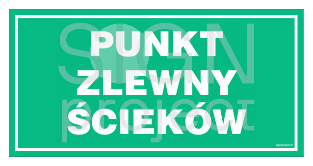 JD023 Punkt zlewny ścieków