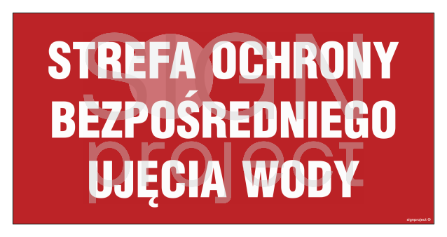 JD032 Strefa ochrony bezpośredniego ujęcia wody