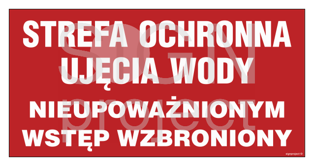 JD033 Strefa ochronna ujęcia wody