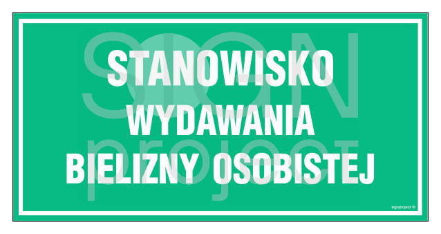 JE019 Stanowisko wydawania bielizny osobistej