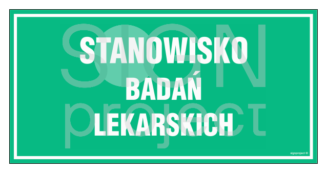 JE022 Stanowisko badań lekarskich