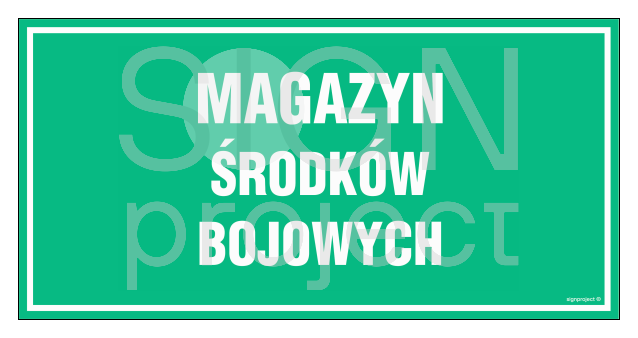 JE023 Magazyn środków bojowych