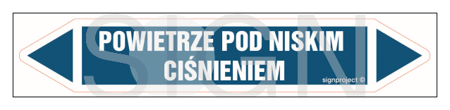 JF342 POWIETRZE POD NISKIM CIŚNIENIEM - arkusz 16 naklejek