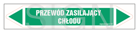 JF376 PRZEWÓD ZASILAJĄCY CHŁODU - arkusz 16 naklejek