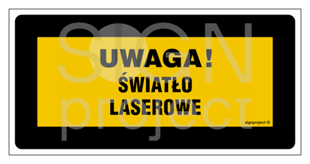 KB003 Uwaga! Otwór wyjściowy lasera