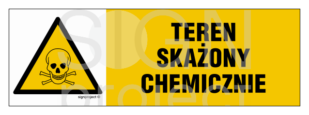 NA001 Teren skażony chemicznie