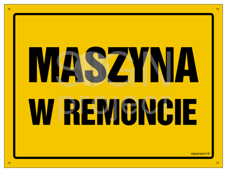 OA137 Maszyna w remoncie