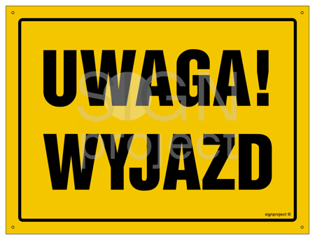 OA151 Uwaga! Wyjazd