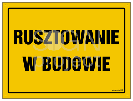 OA173 Rusztowanie w budowie